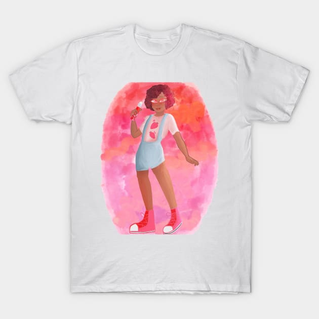 Strawberries T-Shirt by Tullola studios